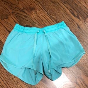 Mint green lulu lemon shorts